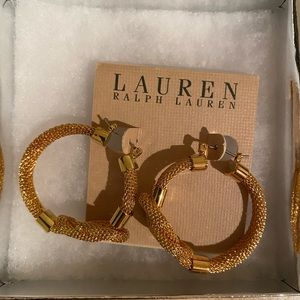 Ralph Lauren hoop earrings